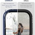 thumbnail image 3 of 3 Pack Waterproof Case Compatible with Apple Watch Screen Protector 40mm SE iWatch Series 6 5 4 Accessories, Hard PC Full Protective Face Cover Sports for Men Women (40mm, Black/Blue/Green), 3 of 5