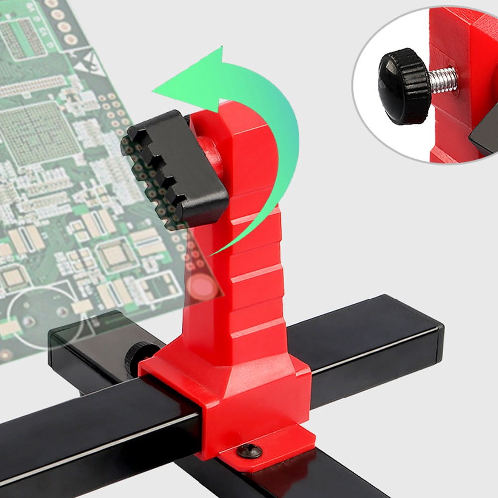 Circuit board welding bracket auxiliary clamping base soldering iron pen bracket