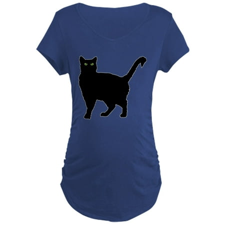 

CafePress - Black Cat Silhouette - Maternity Dark T-Shirt