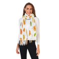 thumbnail image 2 of FORMRS Womens Scarf Winter Soft Long Big Warm Shawls Wrap Tassel Scarves, Yellow Leaves, 2 of 9