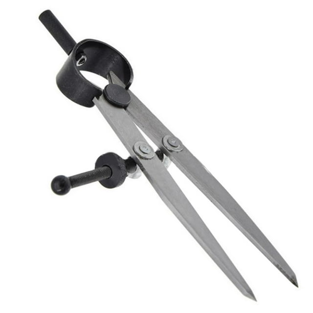 Calibrador Punta Spillo Grabado Trazador Divisor Kusrkot Acero al Carbono 125mm
