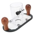 thumbnail image 3 of Trimmer Plunge Base, Circular Locking Handheld Router Plunge Base No Burr Slick   For Carving, 3 of 8