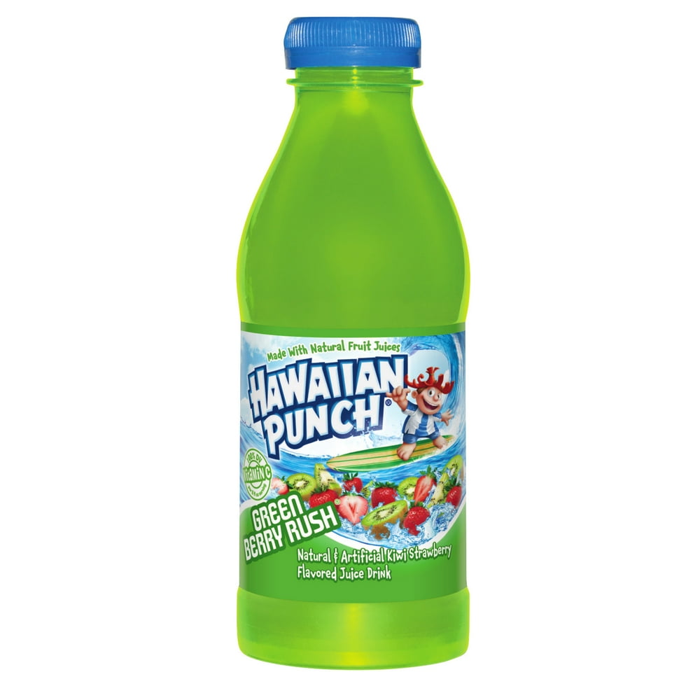 Hawaiian Punch Green Berry Rush Juice Drink, 16 Fl. Oz.