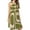 A468-2640, variant on Olive Green Abstract Art Print Casual Sleeveless Loose Sundress Dress For Women Summer Dress Daily Woman