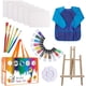 thumbnail image 2 of 27 Piezas Ni?os Pinceles De Pintura Juego De Herramientas De Pincel De Pintura Ni?os Peque?os DIY Azul SM SunniMix Delantal de pincel de pintura para niños, 2 of 5