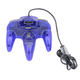 thumbnail image 3 of Mando Genérico Blue Mamba Compatible con Nintendo 64 Cristal Azul, 3 of 3
