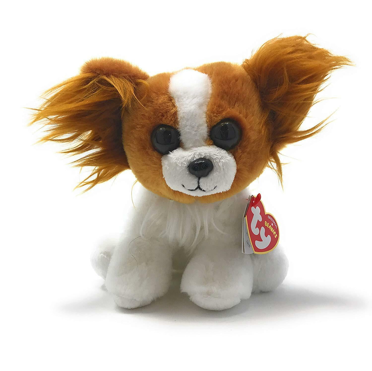 big simulation Papillondog toy polyethylene&furs dog model gift 28x27cm 