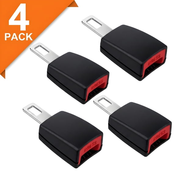 4 Pack 4.7-inch Seat Belt Buckle Extender, Seat Belt Buckle for Cars