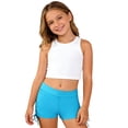 thumbnail image 4 of MEZZALL Summer Girls Solid Color Swim Bottoms High Waist Swim Strunks Comfortable Stretchy Swim Shorts For Toddler Kids Beach Vacation Beachwear, 4 of 4
