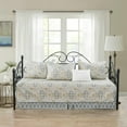 thumbnail image 2 of Home Soft Things 6-Piece Reversible Quilted Daybed Set w/ Bedskirt, Shams & Pillow - Lanza, 75"x39", 2 of 7