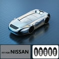 thumbnail image 3 of Zinc Alloy Metal Key Fob Case Cover Compatible with Nissan Rogue Altima Sentra GTR Frontier Maxima Titan Murano Kicks Juke Versa Armada Pathfinder, 3 of 8