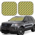 thumbnail image 1 of Vsdgher Avocado Print Car Windshield Sun Shade, Reflective Sunshade Window Sunshade Sun Visor Protector Fit for Cars,Trucks,SUVs-Medium, 1 of 6
