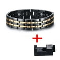 thumbnail image 1 of Mens Magnetic Bracelet Bangle Energy Long Stainless Steel Jewelry, 1 of 4