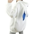 thumbnail image 4 of Fesfesfes Women Hooded Long Sleeve Ladies Letter Hooded Ladies Sweatshirt Tops Blouse Tops on, 4 of 6