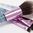 thumbnail image 3 of SKISUNO 10Pcs Assorted Color Makeup Brush Set with Premium Fiber Bristles for Natural and Uniform Makeup, 3 of 5