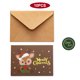 thumbnail image 4 of Tarjetas de papel impresas con dibujos animados de felicitación de Navidad, conjunto de sobres para niños, invitaciones para Baby Shower hechas a mano, accesorios tipo 2 Inevent HA009713-02, 4 of 7