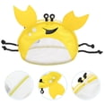 thumbnail image 3 of EeaseCA Crab Shape Bag Kids Seashell Collecting Bag Picking Up Shells Pouch Mesh Beach Bag, 3 of 7
