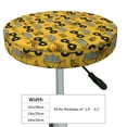 thumbnail image 4 of Kdxio Modern Truck Print Stool Covers Round,Stretch Round Bar Stool Covers Washable Bar Stool Cushion Slipcover for 12-15 Inch Chair, 4 of 7