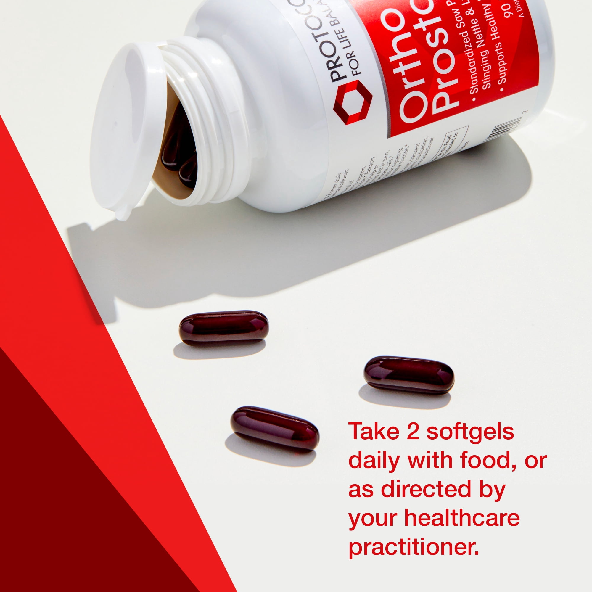 Protocol Ortho Prostate - Prostate Health Supplements for Men - 90 Softgels
