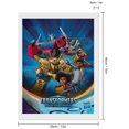 thumbnail image 2 of Transformers: EarthSpark Kits de Pintura de Diamantes para Adultos 5D DIY Diamond Art Kits Full Drill Diamond Dots para Regalo Decoración de Pared y Relajación Artes de Gemas 30*40cm, 2 of 6