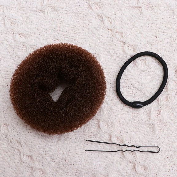 Supvox 22Pcs Hair Puff Clip Sweet Donut Hair Accessories for Kids Coffee