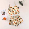 thumbnail image 2 of JFOPQVSM Women Sexy Sleeveless Tank Top Shorts 2 PC Halloween Print Pajama Set Trick-or-Treat Outfit, 2 of 6