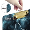 thumbnail image 6 of FORMRS Acrylic Clipboard with Low Profile Clip Standard A4 Letter Size, 12.5" x 9", Lightning Pattern, 6 of 8