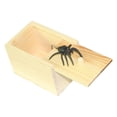 thumbnail image 4 of Spider Scare Box Fun Scare Regalos Hechos a mano Divertidos Prácticos Cajas de broma Caja de madera hecha a mano Broma para niños Soledad Broma de araña, 4 of 8