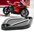 thumbnail image 1 of Motorcycle Oil Filter Cap Cover,Motorcycle Oil Filter Cap Aluminum Alloy Protective Cap Cover Replacement for Panigale Streetfighter Multistrada Superlegerra, 1 of 7