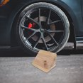 thumbnail image 5 of Wheel Chock Motorcycle Wheel Chock Tire Chock Wood Wedge Trailer Chock Rv Stabilizer Block, 5 of 5