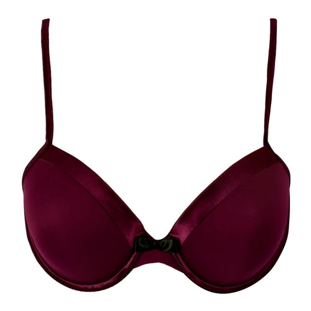Brasier Ilusión Satín Vino Talla 36B