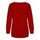 thumbnail image 5 of Navidad moda mujer casual manga larga impreso damas sudaderas tops Fridja ghj987+4939, 5 of 7