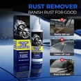 thumbnail image 5 of Heavy Duty Rust Remover Spray for Metal – Iron Out Stain Remover for Vehicles, Tools, Chains, Industrial Strength Metal Cleaner & Restorer(RL 3 PCS), 5 of 6