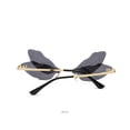 thumbnail image 3 of TIEVOSA 1PC Personalized Retro Steampunk Frameless Gradient Transparent Sunglasses, 3 of 9