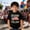 Black, variant on Big Boys T-shirt Short Sleeve Crew Neck Tee Tops 250th Independence Day Patriotic Cute Style Stretchy Blouses School Daily Wear Summer Fall Casual Tops,Blue,10-11 Years