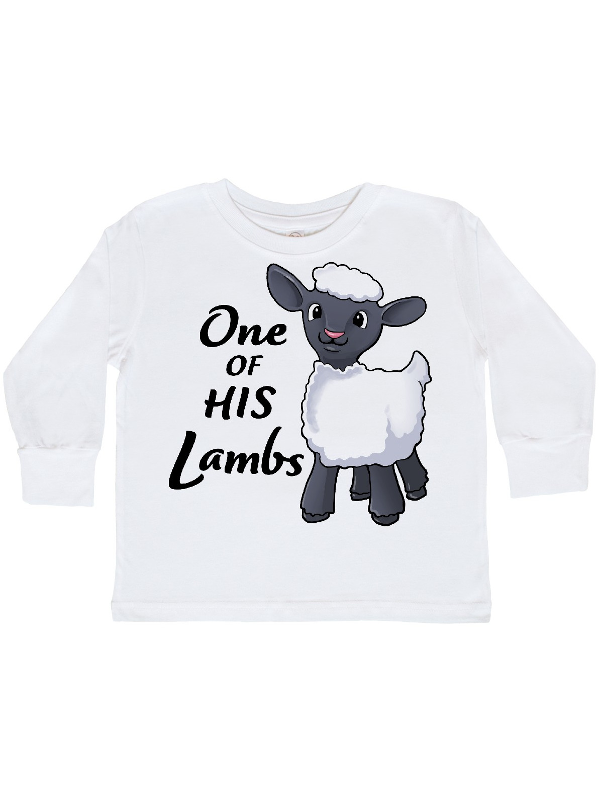 INKtastic One of His Lambs Easter sheep Toddler Long Sleeve TShirt