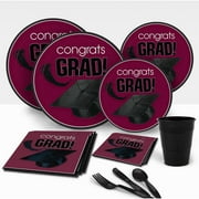 Congrats Graduate Party Pack for 18, Blue