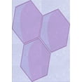 thumbnail image 1 of Ahgly Company Machine Washable Indoor Rectangle Transitional Purple Mimosa Purple Area Rugs, 8' x 12', 1 of 7