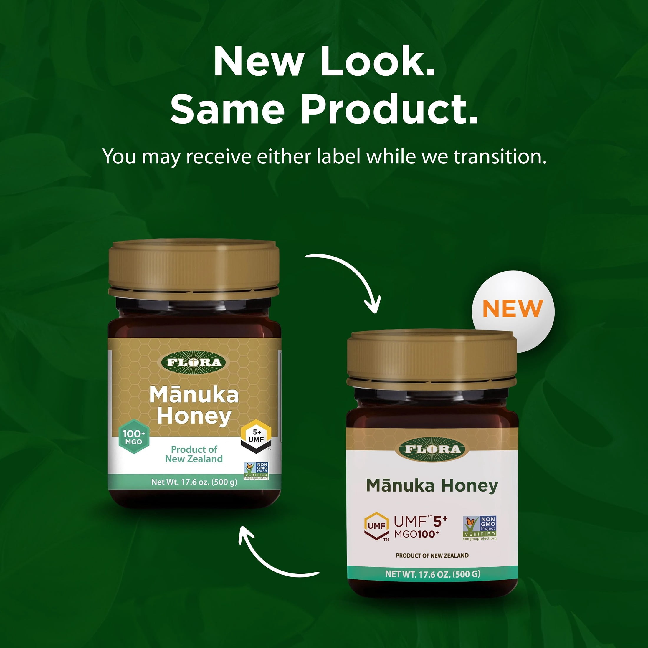 Flora - Mānuka Honey MGO 100+/5+ UMF, New Zealand Honey, 100% Traceable MGO,Natural Healing, Sore Throat Relief, Aids Digestion, 8.8-oz. Jar