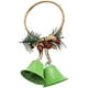 thumbnail image 1 of Decoración navideña, árbol de navidad, campanas dobles, conos de pino, arco colgante de pared, corona colgante Feliz Sencillez, 1 of 5