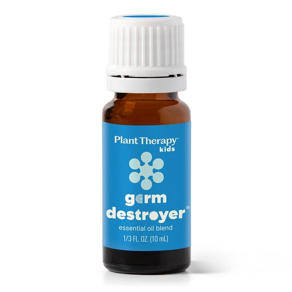 Plant Therapy KidSafe Germ Destroyer Essential Oil Blend - Guard From Illness, Undiluted, for Aromatherapy & Diffusion, Therapeutic Grade 10 ml (1/3 oz)