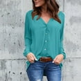 thumbnail image 2 of Dagugfen Plus Size Business Casual Tops for Women Button down Loose Lightweight Formal Long Sleeve Shirts, 2 of 6