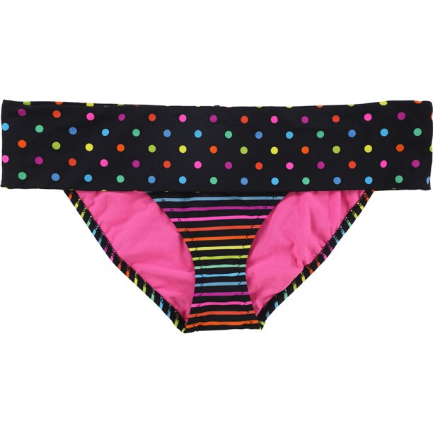 Aeropostale Mujeres Tops & Bottoms Mix N Match Bikini, Negro, Mediano