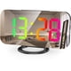 thumbnail image 2 of Reloj Electrónico Xihbxyly Pantalla Grande RGB Colorido Reloj Despertador Inteligente Espejo USB, 2 of 7