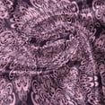 thumbnail image 5 of Ambesonne Plum Pink Valance Pack of 2, Damask Floral Swirls, 42"X18", Plum and Pale Pink, 5 of 5
