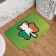 thumbnail image 5 of Alfombra de baño antideslizante supersuave con logotipo de trébol y bandera irlandesa para baño, cocina, dormitorio, hogar, 15,75 x 23,62 pulgadas, 5 of 6