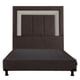 thumbnail image 2 of Box Base Cama Matrimonial + Cabecera Bora Chocolate Dicasa, 2 of 8