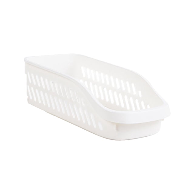 Organizador debajo del fregadero, organizador de baño deslizante, soporte para contenedor de almacenamiento apilable japonés, canasta deslizante para angosto