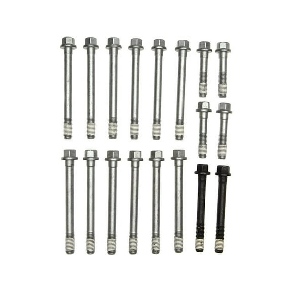 Head Bolt Set - Compatible with 2003 - 2007 GMC C7500 Topkick 8.1L V8 2004 2005 2006
