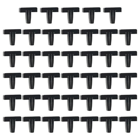 40Pcs Acrylic Honeycomb Tray Pins 0.78x0.68inch Laser Engraving Crumb Tray Pins Hold Down Pins with Laser Cutter and Engraver Machine for Accessories Compatible Black DIY